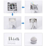 Presa esterna impermeabile IP55 16A con spina europea
