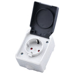 Presa di corrente impermeabile IP44 per esterni 16A 250V