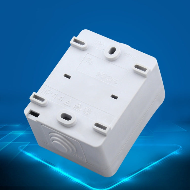 IP44 Waterproof Outdoor Socket with Cover, EU Plug