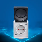 Presa di corrente impermeabile IP44 per esterni 16A 250V