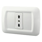 Presa a muro singola per PC 10/16A 250V 115x80mm