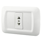 Presa ambipolare da parete 10/16A 250V 115x80mm