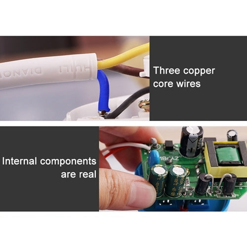 Charging Plug-in Wiring Board Creative Rotating Tow Board 13A Deformed Socket, UK Plug, 3-Bit Socket, 3-Bit Socket