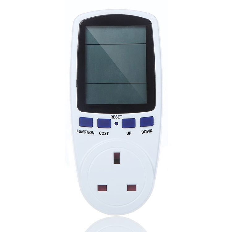 Contatore energia LCD 230-250V 13A con spina UK