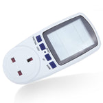 Contatore energia LCD 230-250V 13A con spina UK