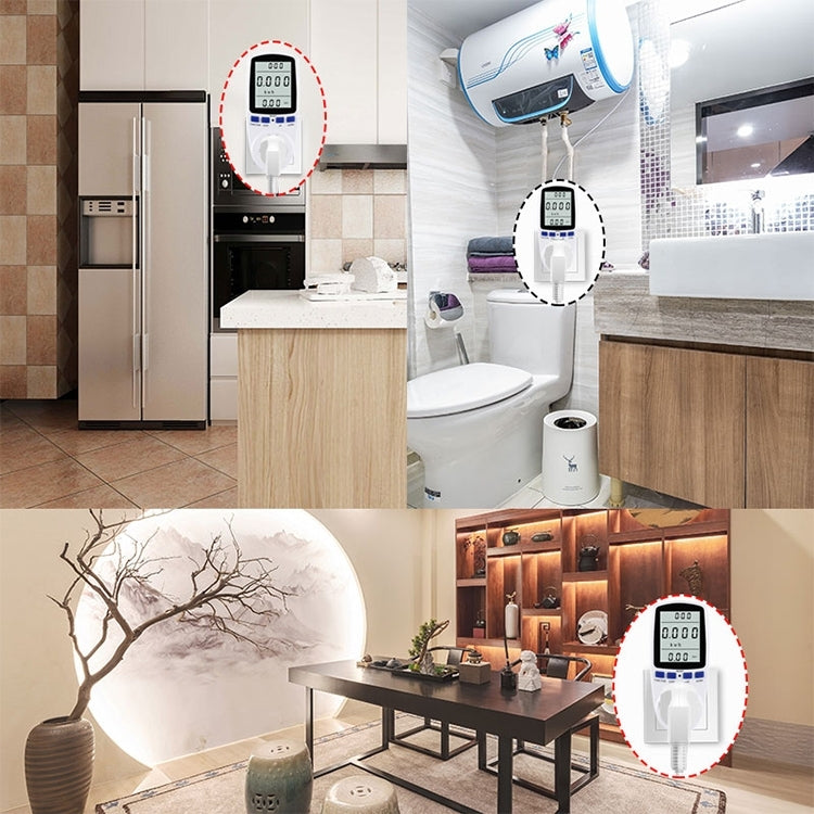 Contatore energia LCD 230-250V 13A con spina UK