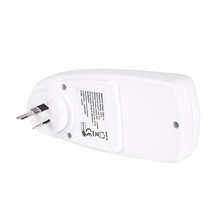 Misuratore di potenza AC 240V 50Hz Max 10A con display LCD