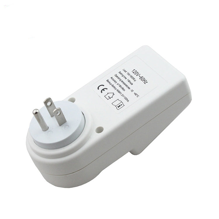 Smart Plug Timer AC 120V con Display LCD e Orologio