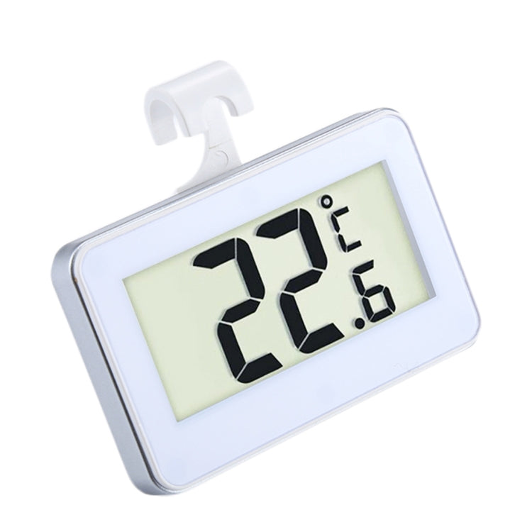 Mini termometro per frigorifero Display LCD digitale Misuratore di temperatura per congelatore con gancio, Refrigerator Thermometer