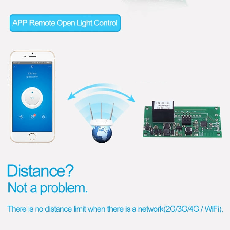 Sonoff SV 10A Modulo relè intelligente con temporizzazione remota WiFi a canale singolo Funziona con Alexa e Google Home, Supporta iOS e Android, DC 5V-24V, 5V-24V