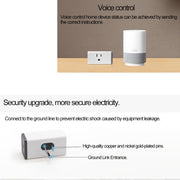 Sonoff S31 16A Phone APP Remote Monitoring Energy Consumption and Timing Mini WiFi Smart Socket Works with Alexa and Google Home, US Plug, S31 US