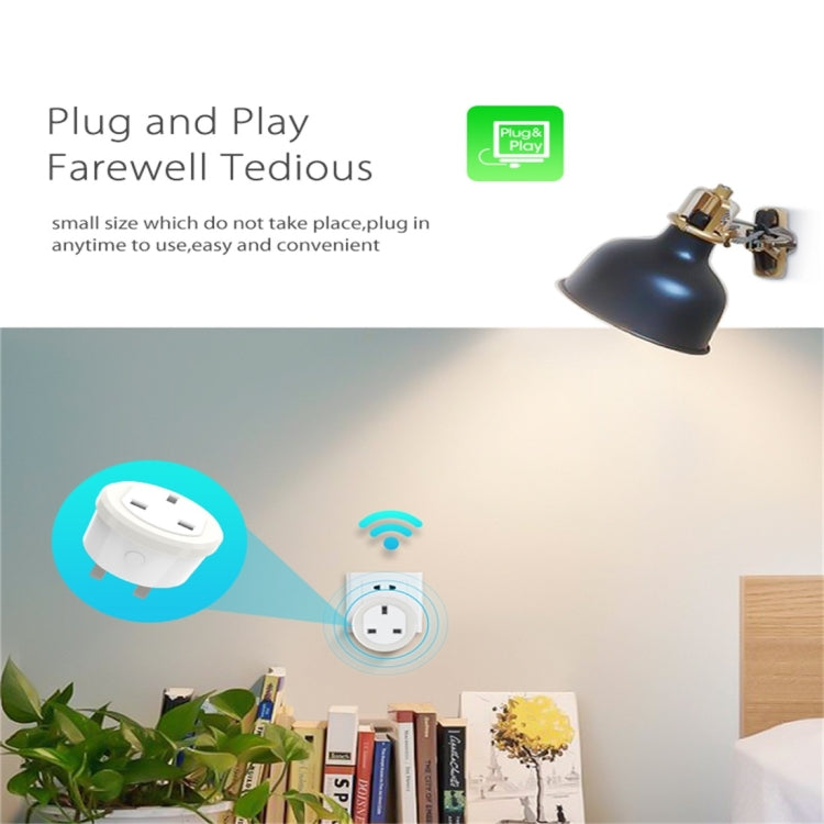 NEO NAS-WR03W WiFi UK Smart Power Plug, con telecomando Accensione/spegnimento dell'apparecchio tramite app e funzione di temporizzazione, NAS-WR03W