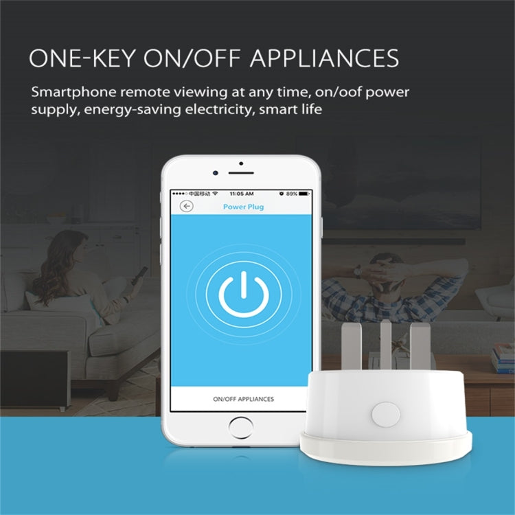 NEO NAS-WR03W WiFi UK Smart Power Plug, con telecomando Accensione/spegnimento dell'apparecchio tramite app e funzione di temporizzazione, NAS-WR03W