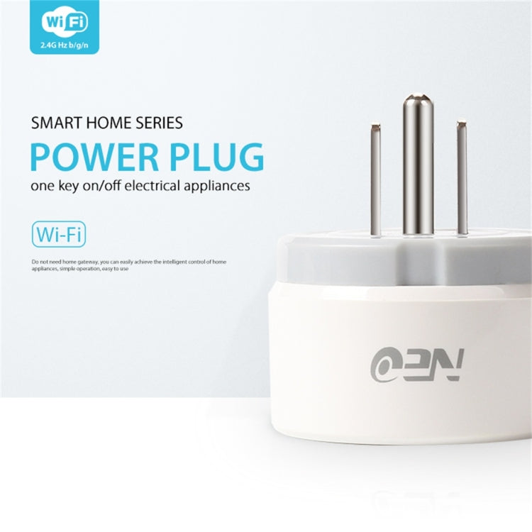 NEO NAS-WR02W WiFi US Smart Power Plug, con telecomando Accensione/spegnimento dell'apparecchio tramite app e funzione di temporizzazione, NAS-WR02W