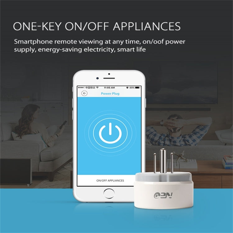 NEO NAS-WR02W WiFi US Smart Power Plug, con telecomando Accensione/spegnimento dell'apparecchio tramite app e funzione di temporizzazione, NAS-WR02W