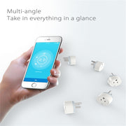 NEO NAS-WR02W WiFi US Smart Power Plug, con telecomando Accensione/spegnimento dell'apparecchio tramite app e funzione di temporizzazione, NAS-WR02W