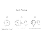 SA-003 10A Mini Timer WiFi Socket, Smart Plug, Works with Alexa and Google Home, AC 100-240V, US Plug, SA-003