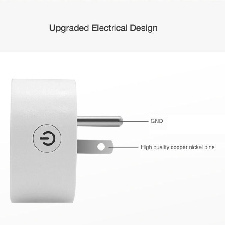 SA-003 10A Mini Timer WiFi Socket, Smart Plug, Works with Alexa and Google Home, AC 100-240V, US Plug, SA-003