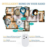 JH-G09U 15A 2.4GHz WiFi Control Hubless Smart Home Power Socket Works with Alexa and Google Home, AC 100-240V, US Plug, JH-G09U