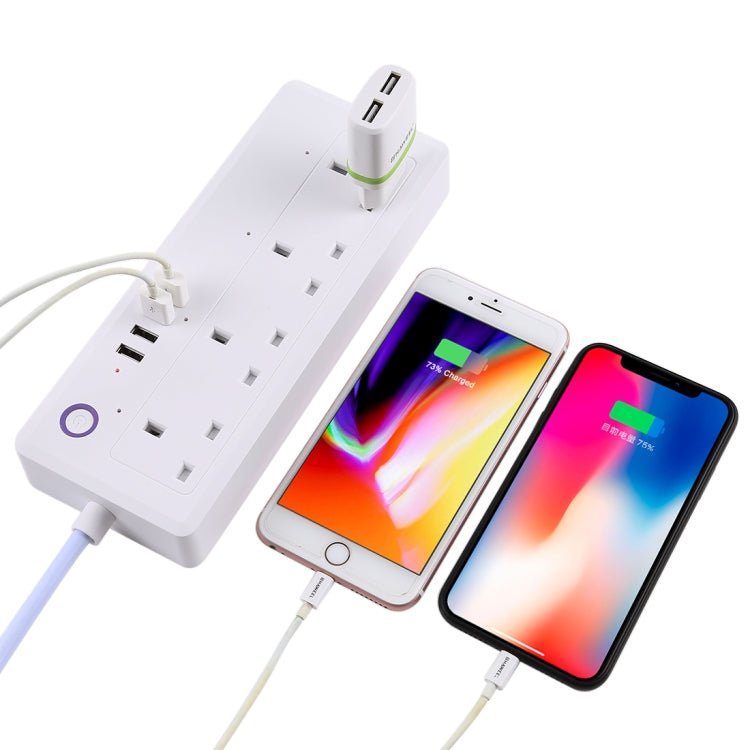 Presa multipla WiFi 4 USB + 4 prese jack UK 13A Alexa Google
