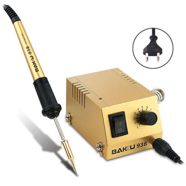 BAKU BK-938 AC 220V 1-18W Mini stazione di saldatura termostatica Ferro da stiro elettrico, spina europea (consegna colore casuale), BK-938