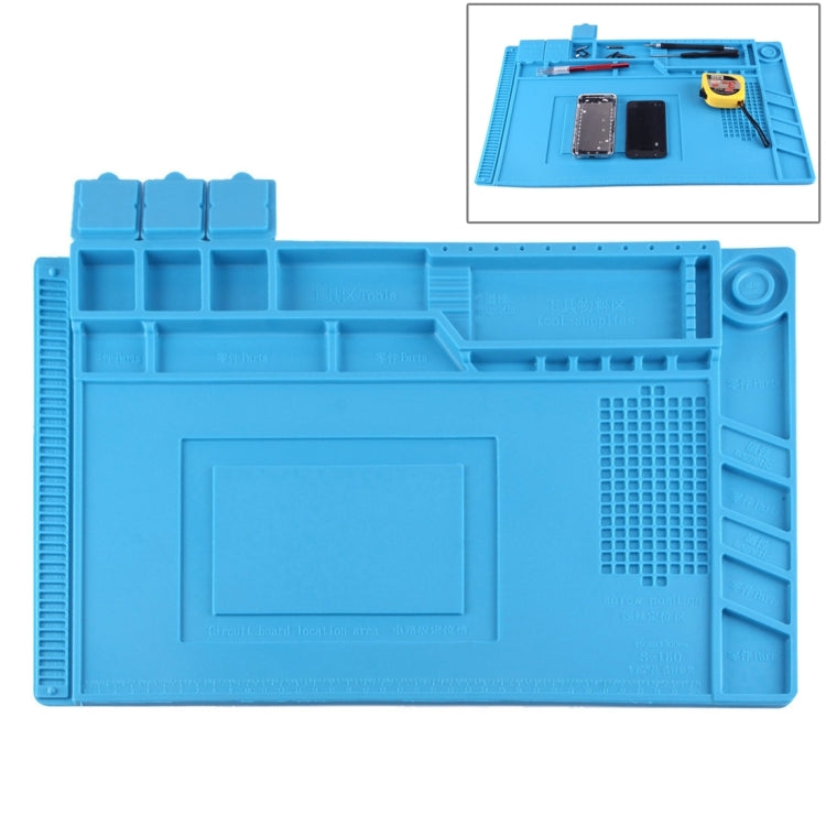 Heat Resistant Anti-Static Non-Slip Repair Insulation Mats for Maintenance Platform, Size: 45cm x 30cm, S-160 (45cm x 30cm)
