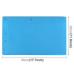 Heat Resistant Anti-Static Non-Slip Repair Insulation Mats for Maintenance Platform, Size: 45cm x 30cm, S-160 (45cm x 30cm)