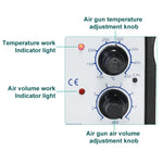 Pistola ad aria calda YIHUA 858 AC 220V con temperatura regolabile e flusso d'aria, 858