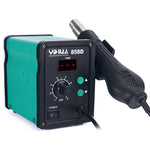 Pistola ad aria calda con display a LED YIHUA 858D AC 220V a temperatura regolabile, 858D