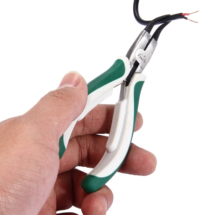WLXY WL-359D Pinza elettronica Pinza per anelli elastici Strumento manuale di riparazione (curva esterna), WL-359D Outer Curved