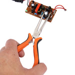 WLXY Pinza elettronica da 4,5 pollici Pinza ad ago Strumento manuale per riparazione, 4.5 inch Needle-nose