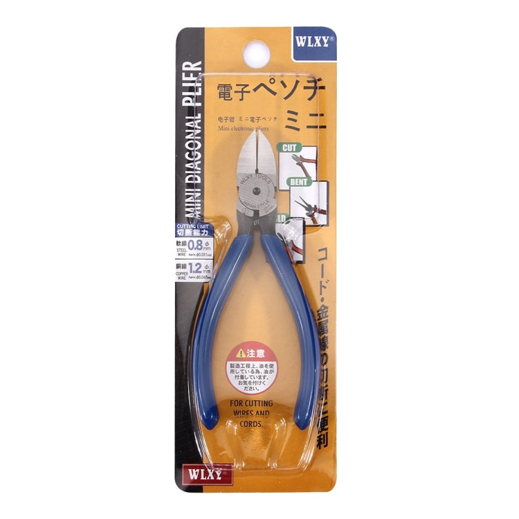 WLXY XY725 Pinza elettronica da 5 pollici Pinza diagonale Utensile manuale per riparazione, 5 inch Carbon Steel Diagonal