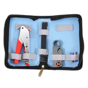 WLXY 518A Pinza a crimpare Set di utensili manuali per riparazione spelafili per cavo coassiale RG59 / RG6, Wire Stripper+Extrusion Tool