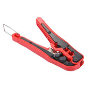WLXY 4 in 1 Portatile Crimpatrice Stripper Punch Down Wire Line Detector Kit di strumenti per tester per cavi di rete Ethernet, 4 in 1