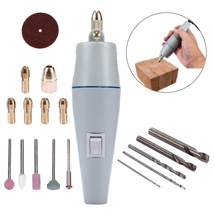 Mini smerigliatrice elettrica WLXY WL-500B, 110 V-240 V, mandrino per trapano adatto: 0,3 mm-4,0 mm, WL-500B
