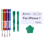 Kit di strumenti aperti per riparazione di cacciaviti professionali appropriati per iPhone 7 e 7 Plus, 8 in 1