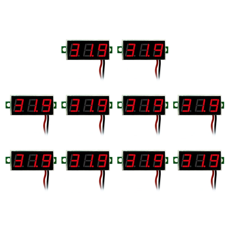 Misuratore di tensione digitale DC 2,5-30V a 2 fili con display L
