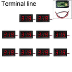 Misuratore di tensione digitale DC 0-100V a 3 fili con display a