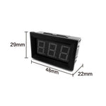 Misuratore di tensione digitale DC 0-100V a 3 fili con display a