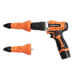 Strumento adattatore per rivettatura per trapano a batteria con pistola per dadi per rivetti elettrici 220V, Rivet Nut Gun