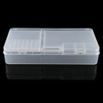 W203 Scatola di immagazzinaggio del contenitore dell'organizzatore di plastica per gioielli Orecchino Gancio da pesca Accessori per dispositivi mobili Piccoli accessori, W203
