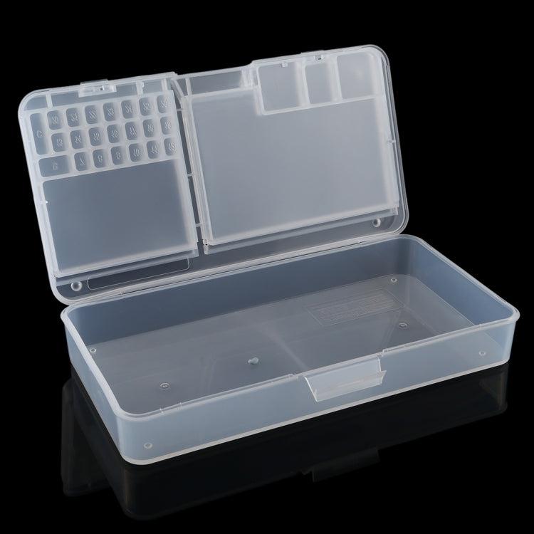 W203 Scatola di immagazzinaggio del contenitore dell'organizzatore di plastica per gioielli Orecchino Gancio da pesca Accessori per dispositivi mobili Piccoli accessori, W203