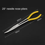 Utensile manuale per pinze a becchi piegati a 25 gradi multifunzione da 11 pollici, 25 Degree Bending