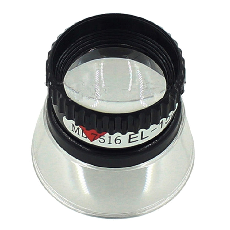 Mini lente d'ingrandimento cilindrica 15X portatile