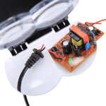 Lente d'ingrandimento multifunzione con 5 lenti e 2 luci LED