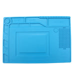 JIAFA S-150 Maintenance Platform Heat Resistant Repair Insulation Mats Silicone Mats with Screw Position, S-150