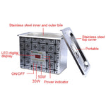 BAKU BK-3050 Pulitore a ultrasuoni con display LCD regolabile da 35 W / 50 W, 0,8 litri, CA 220 V, BK-3050 35W / 50W 0.8L 220V