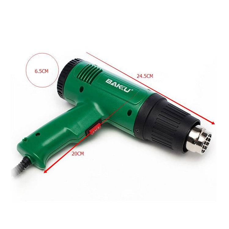 BAKU BK-8033 Pistola ad aria calda 1600 W 50 Hz, CA 110 V, presa USA, AC 110V US Plug
