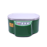BAKU BK-9050 Pulitore a ultrasuoni con display LCD regolabile da 30 W / 50 W, 0,6 litri, CA 220 V, BK-9050 30W / 50W 0.6L 220V Green, BK-9050 30W / 50W 0.6L 220V White