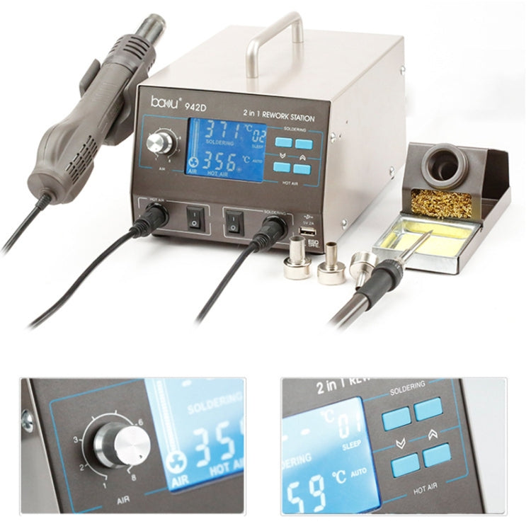 Pistola ad aria calda 700W con display digitale BA-942D